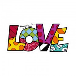 Panneau mural LOVE - Romero Britto