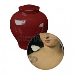 Vase Yuan Eden rouge, Ibride design x Thyssen Bornemisza