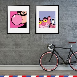 Bubble Cat et Pink Cool, tirages de Leon Greg Guillemin