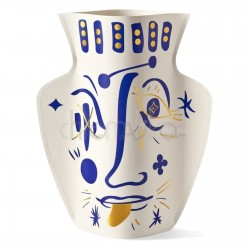 Grand vase en papier blanc Jaime Hayon - Octaevo